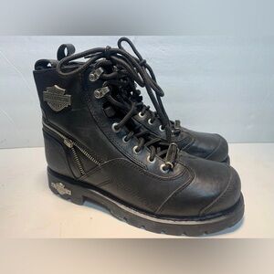 Harley-Davidson Men's Black Size 8 (US) 7(UK) 41(EUR) Motorcycle Boots 94238